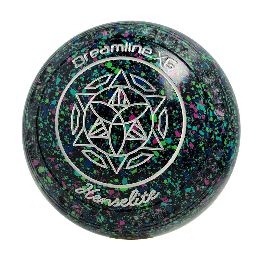 Henselite Dreamline XG Lawn Bowls Size 2 Heavy Gripped - Mystic  AR7-36