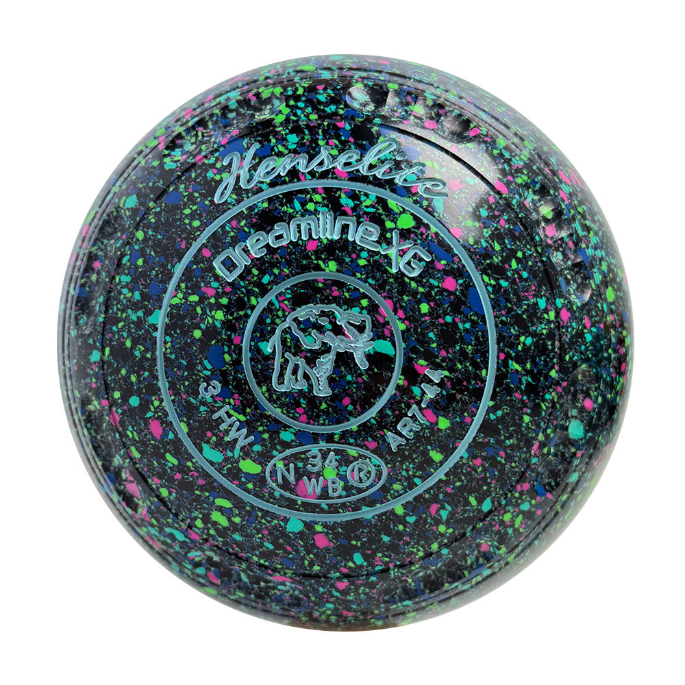 Henselite Dreamline XG Lawn Bowls Size 3 Heavy Gripped - Mystic - AR7-44