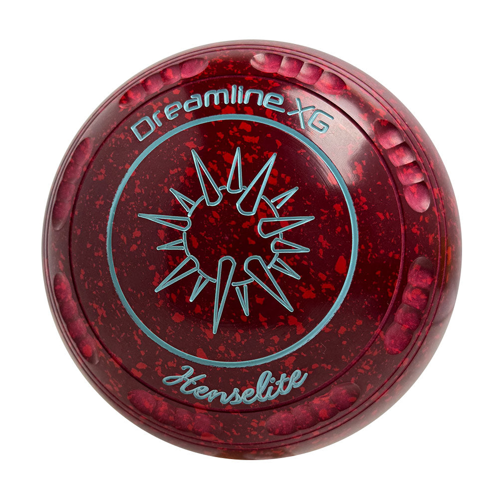 Henselite Dreamline XG Lawn Bowls Size 1 Heavy Gripped - Ruby Rich - AS3-08