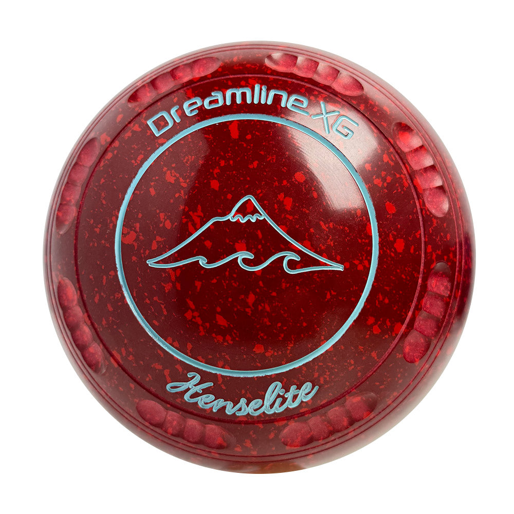 Henselite Dreamline XG Lawn Bowls Size 1 Heavy Gripped - Ruby Rich - AS3-10