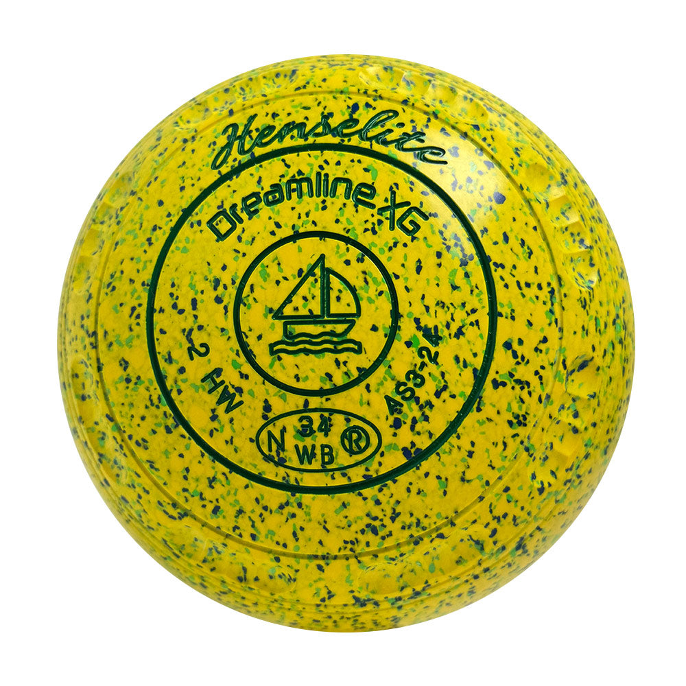 Henselite Dreamline XG Lawn Bowls Size 2 Heavy Gripped - Resort AS3-24