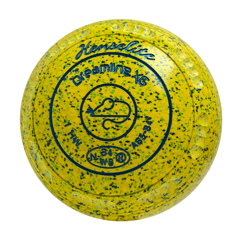Henselite Dreamline XG Lawn Bowls Size 1 Heavy Gripped - Resort AS5-84