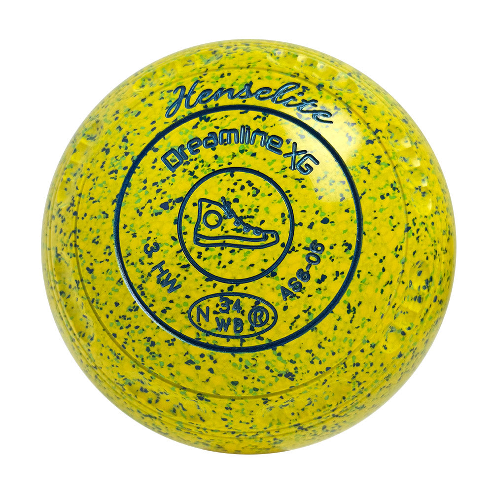 Henselite Dreamline XG Lawn Bowls Size 3 Heavy Gripped - Resort  AS6-06