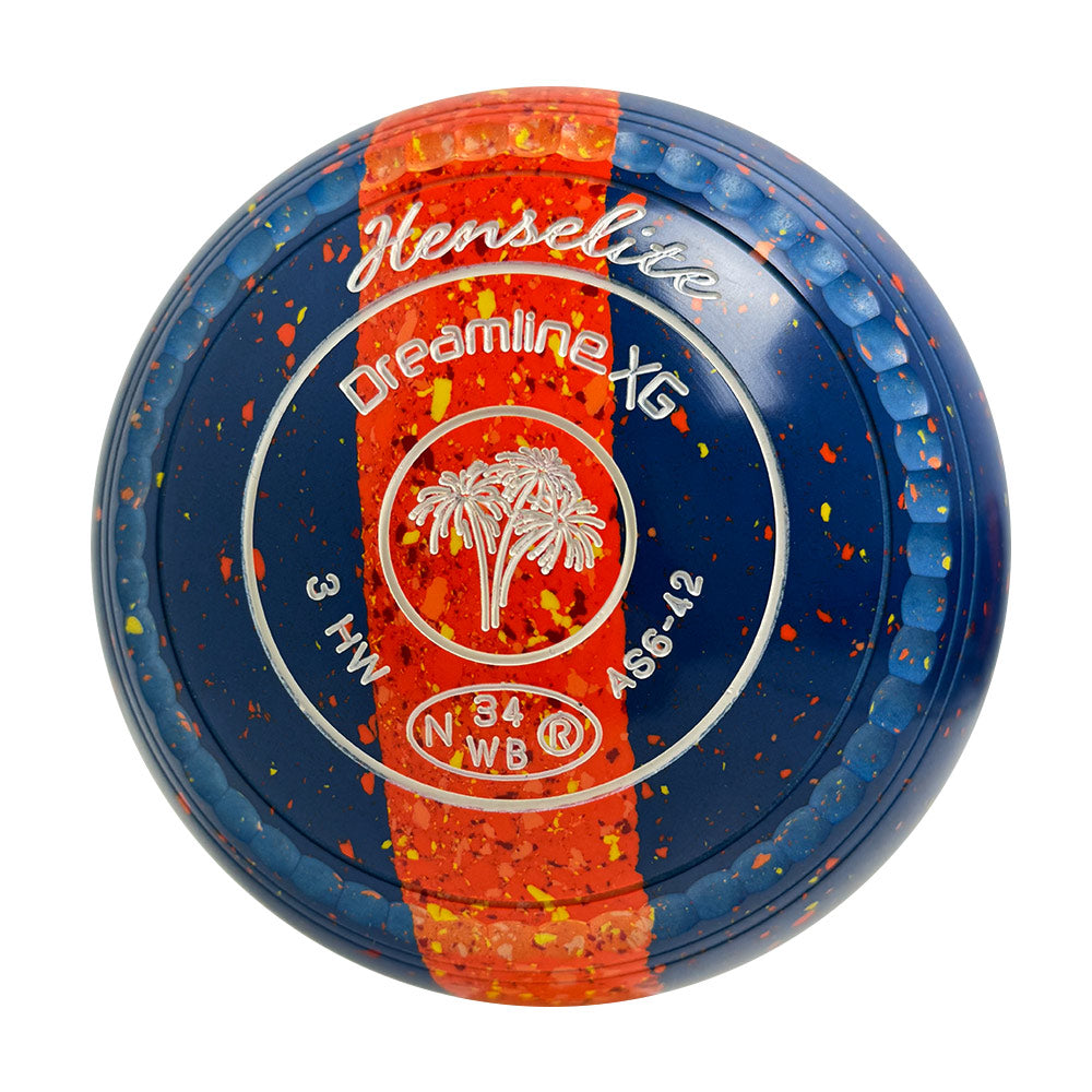 Henselite Dreamline XG Lawn Bowls Size 3 Heavy Gripped - Express Trilogy AS6-42