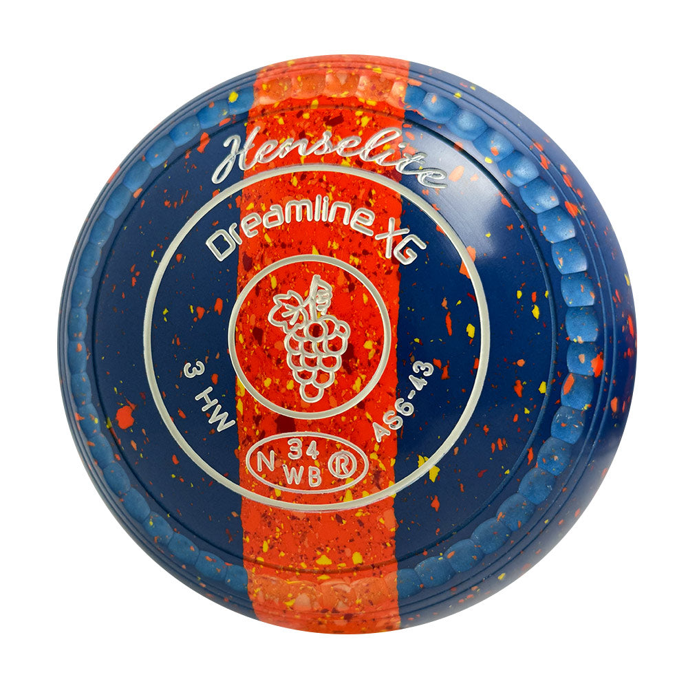Henselite Dreamline XG Lawn Bowls Size 3 Heavy Gripped - Express Trilogy AS6-43