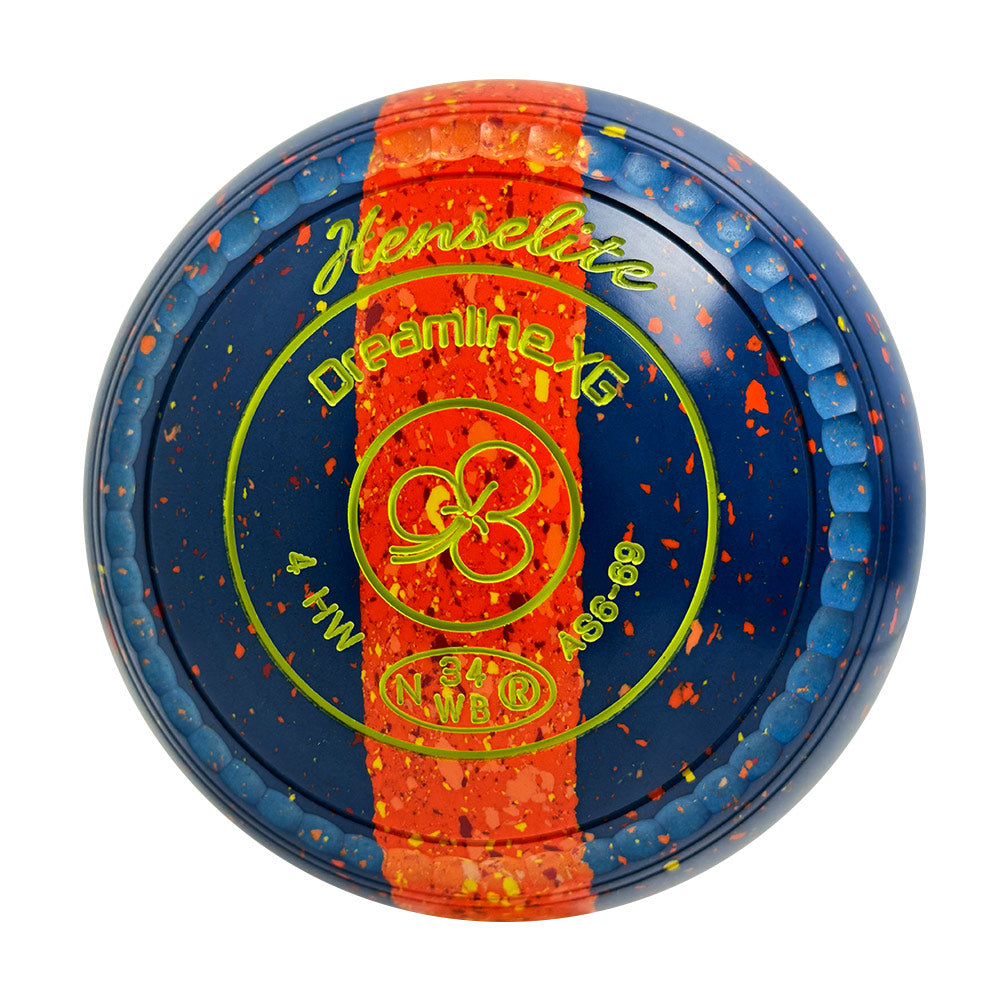 Henselite Dreamline XG Lawn Bowls Size 4 Heavy Gripped - Express Trilogy AS6-69