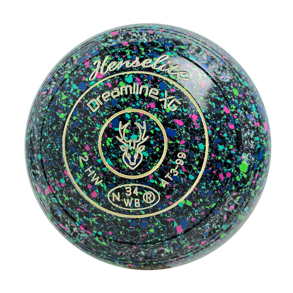 Henselite Dreamline XG Lawn Bowls Size 2 Heavy Gripped - Mystic - AT3-99