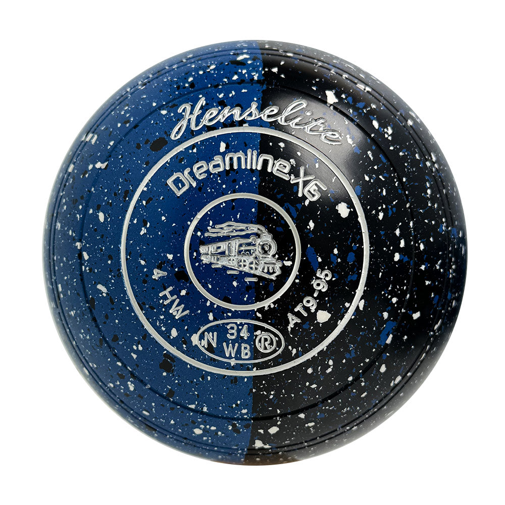 Henselite Dreamline XG Lawn Bowls Size 4 Non Gripped - Insignia Duo - AT9-95