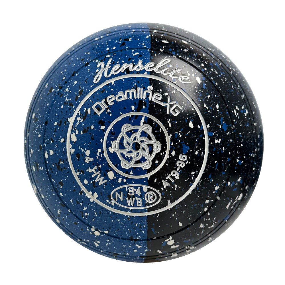 Henselite Dreamline XG Lawn Bowls Size 4 Non Gripped - Insignia Duo - AT9-96