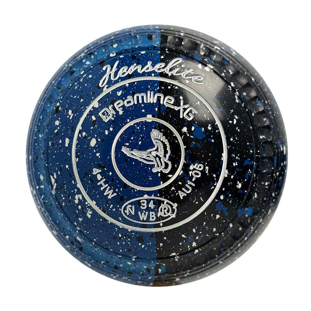 Henselite Dreamline XG Lawn Bowls Size 4 Heavy Gripped - Insignia Duo - AU1-06