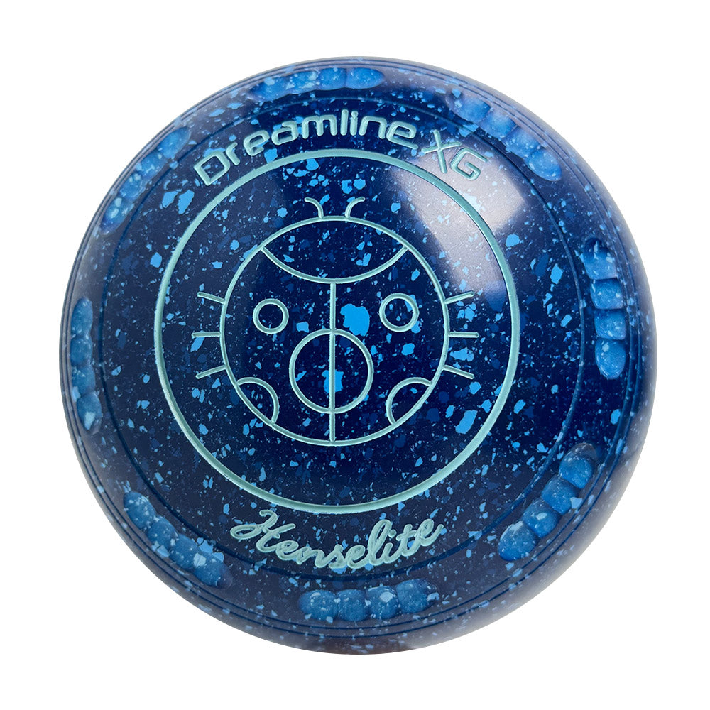 Henselite Dreamline XG Lawn Bowls Size 1 Heavy Gripped - Denim AU3-35