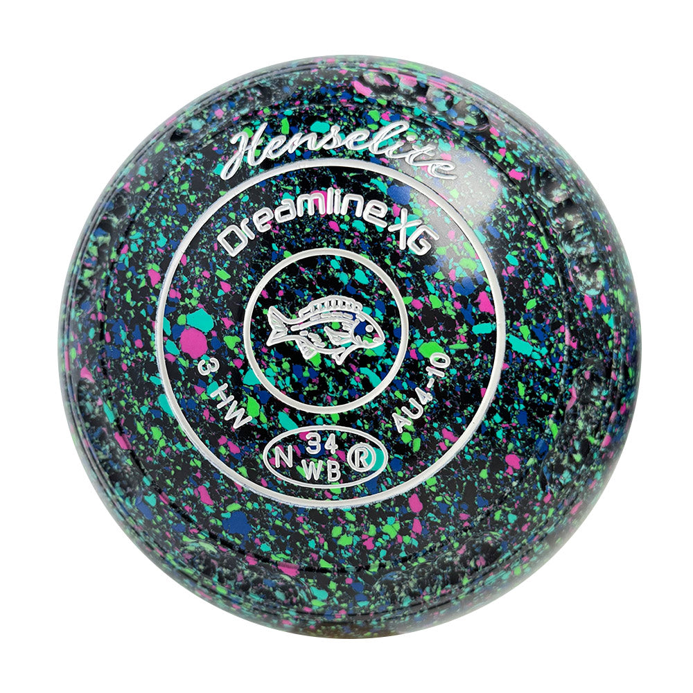 Henselite Dreamline XG Lawn Bowls Size 3 Heavy Gripped - Mystic  AU4-10