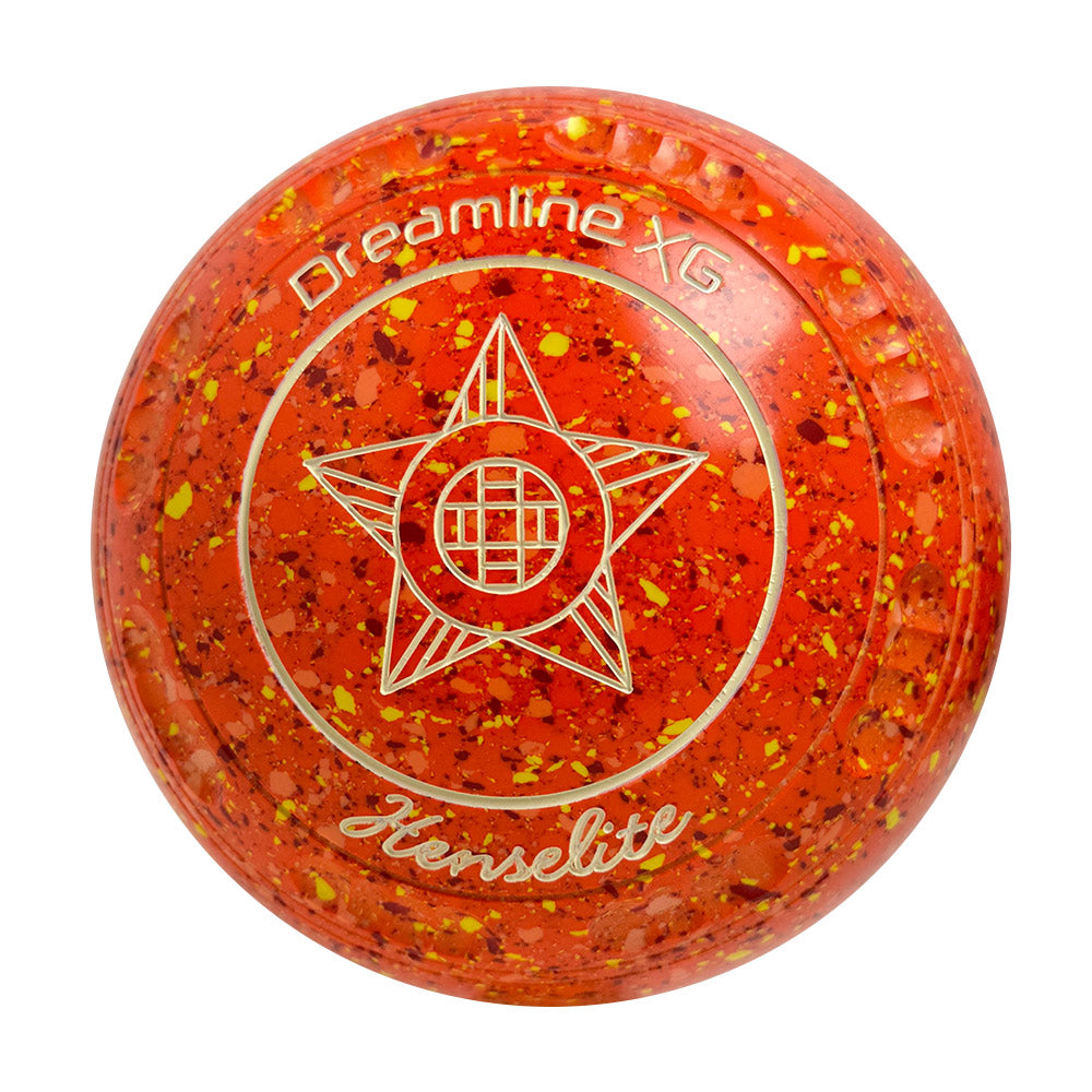 Henselite Dreamline XG Lawn Bowls Size 2 Heavy Gripped - Sunburst  AU7-65