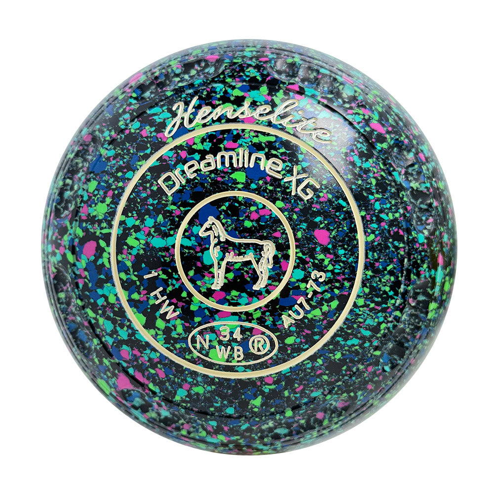 Henselite Dreamline XG Lawn Bowls Size 1 Heavy Gripped - Mystic  AU7-73