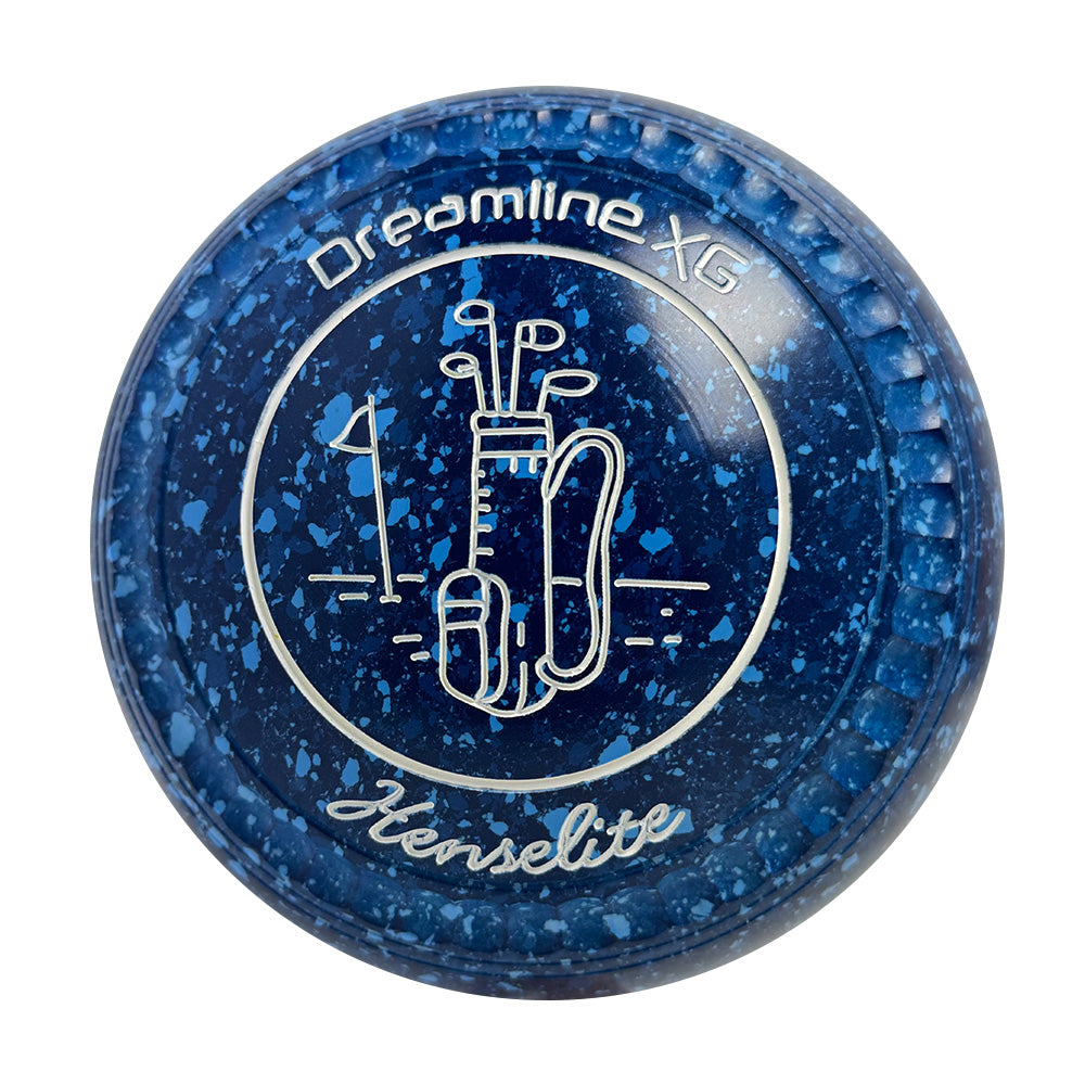 Henselite Dreamline XG Lawn Bowls Size 3 Heavy Gripped - Denim AU7-87