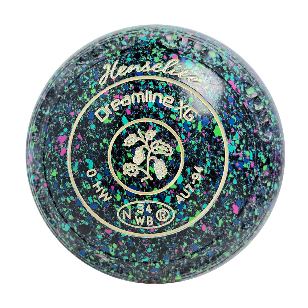 Henselite Dreamline XG Lawn Bowls Size 0 Heavy Gripped - Mystic - AU7-94