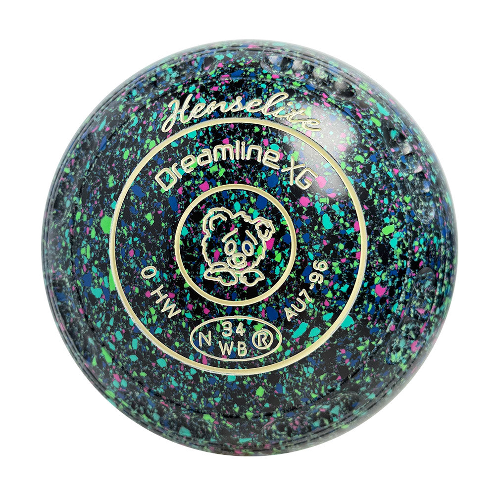 Henselite Dreamline XG Lawn Bowls Size 0 Heavy Gripped - Mystic  AU7-96