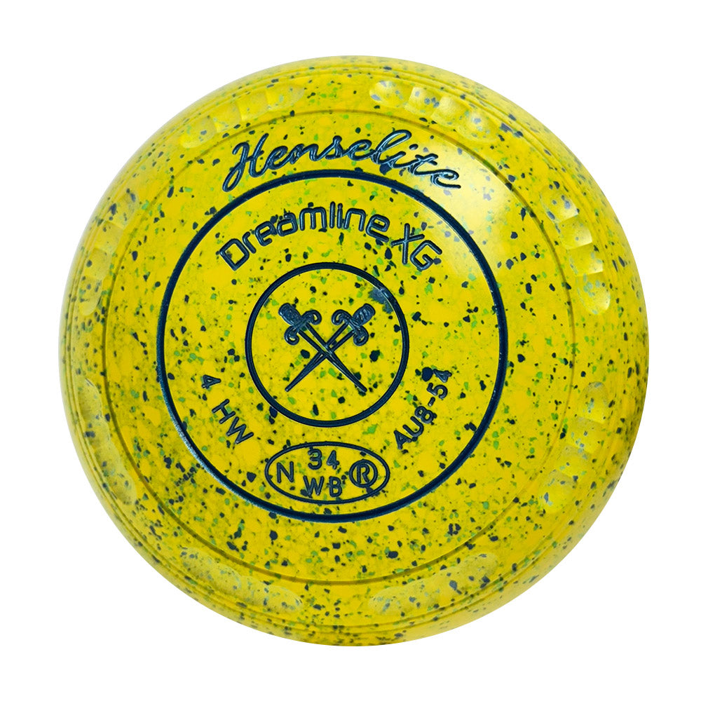 Henselite Dreamline XG Lawn Bowls Size 4 Heavy Gripped - Resort  AU8-54
