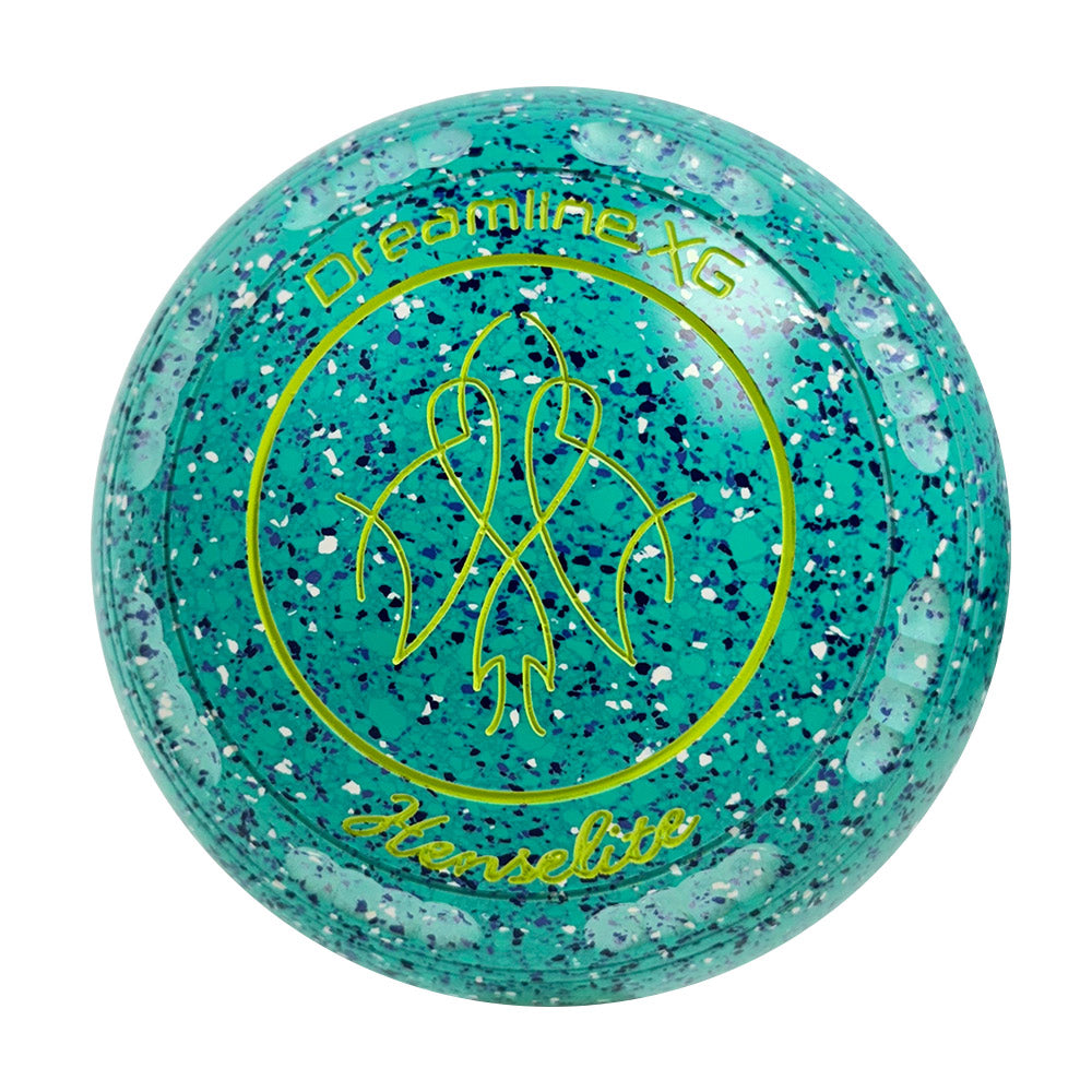 Henselite Dreamline XG Lawn Bowls Size 3 Heavy Gripped - Seaspray  AV1-82