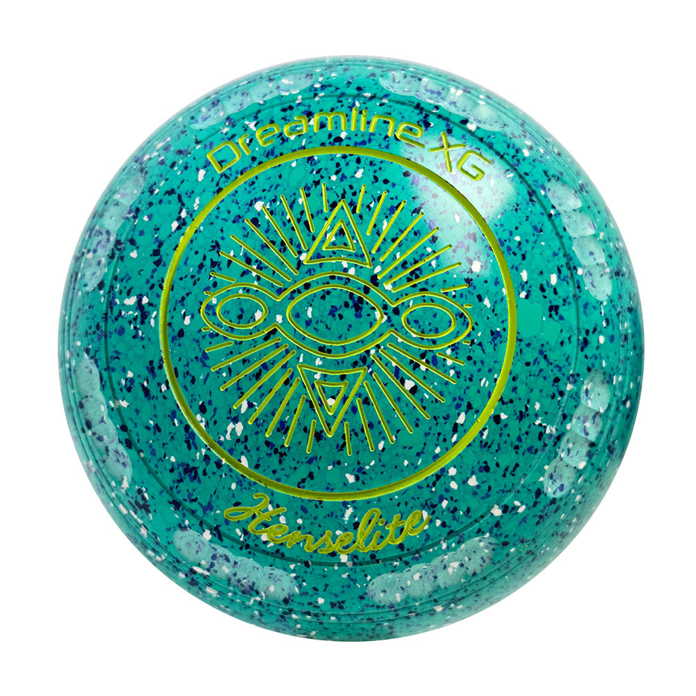 Henselite Dreamline XG Lawn Bowls Size 1 Heavy Gripped - Seaspray  AV2-93