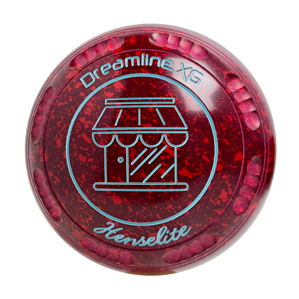 Henselite Dreamline XG Lawn Bowls Size 2 Heavy Gripped - Ruby Rich  - AV3-21