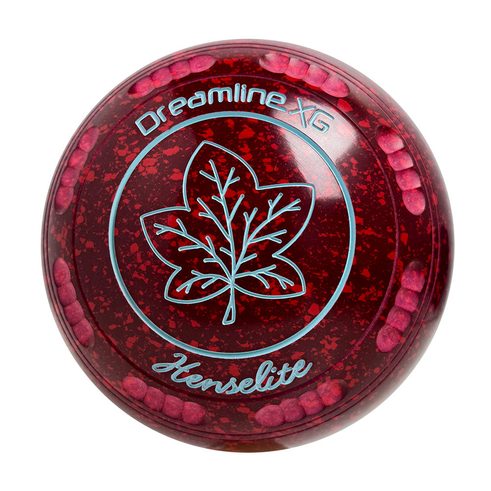 Henselite Dreamline XG Lawn Bowls Size 2 Heavy Gripped - Ruby Rich  AV3-64
