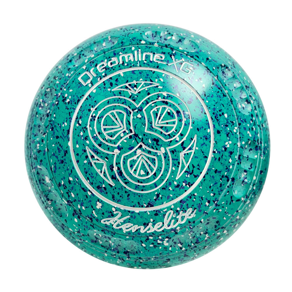 Henselite Dreamline XG Lawn Bowls Size 4 Heavy Gripped - Seaspray  AV3-84