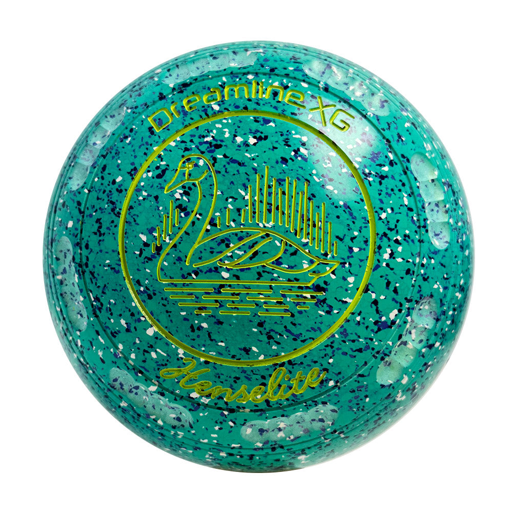 Henselite Dreamline XG Lawn Bowls Size 2 Heavy Gripped - Seaspray  AV4-00
