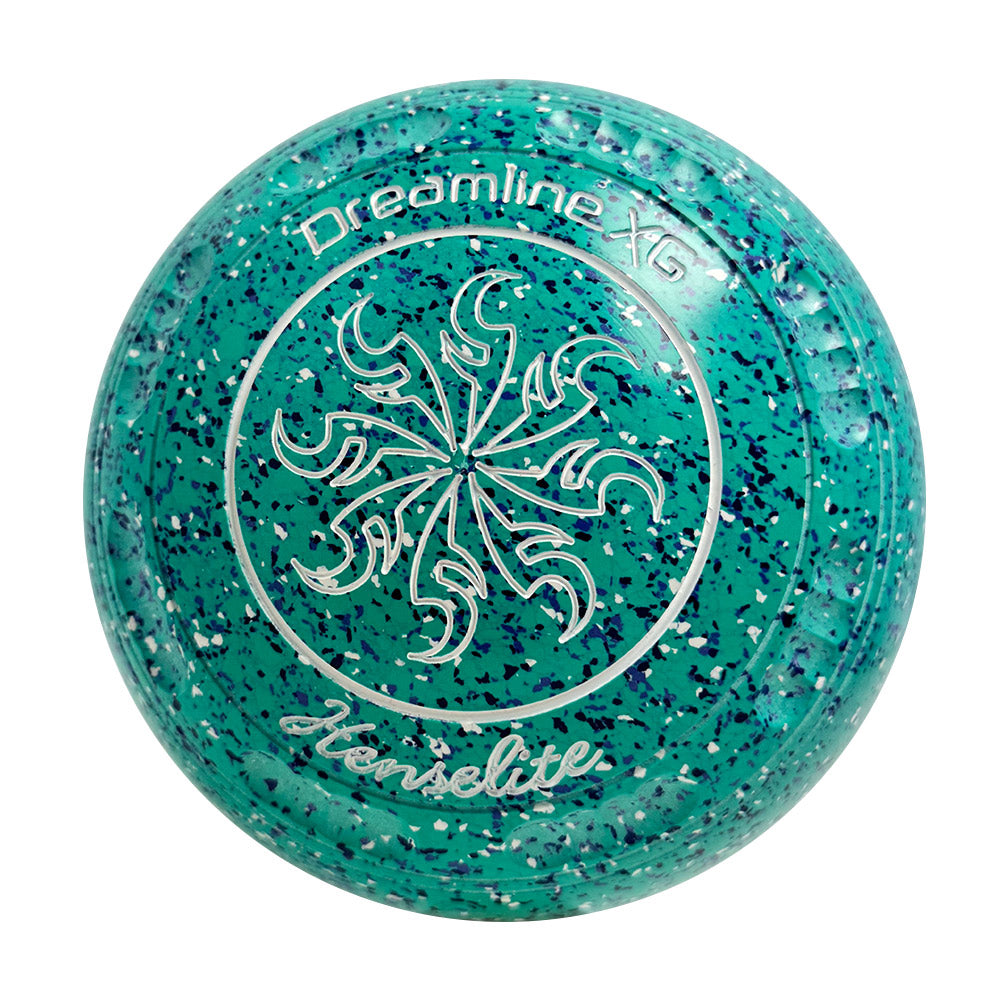 Henselite Dreamline XG Lawn Bowls Size 3 Heavy Gripped - Seaspray  AV4-61