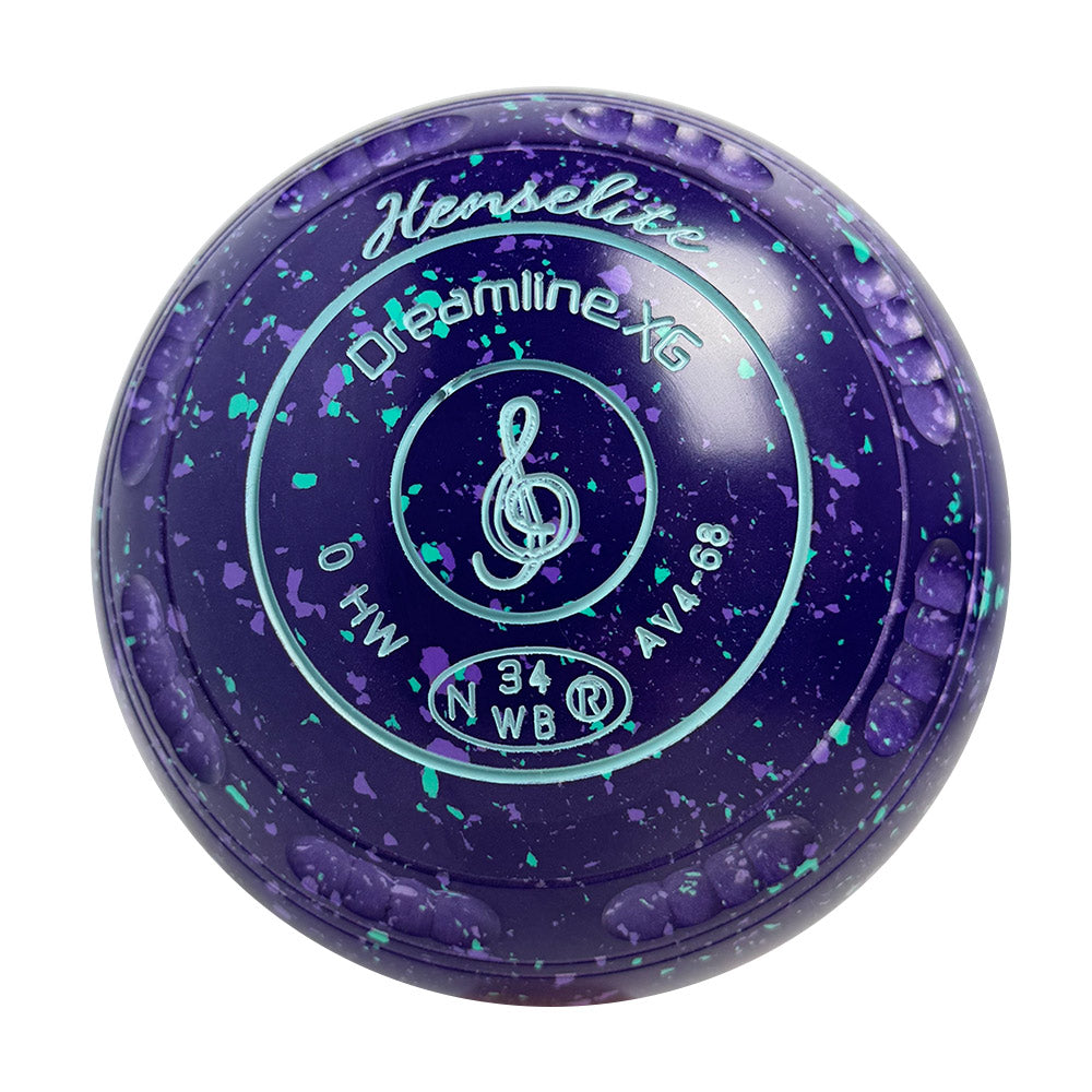 Henselite Dreamline XG Lawn Bowls Size 0 Heavy Gripped - Grapevine AV4-68