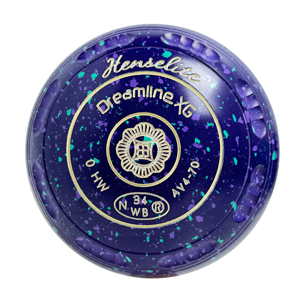 Henselite Dreamline XG Lawn Bowls Size 0 Heavy Gripped - Grapevine  AU4-70