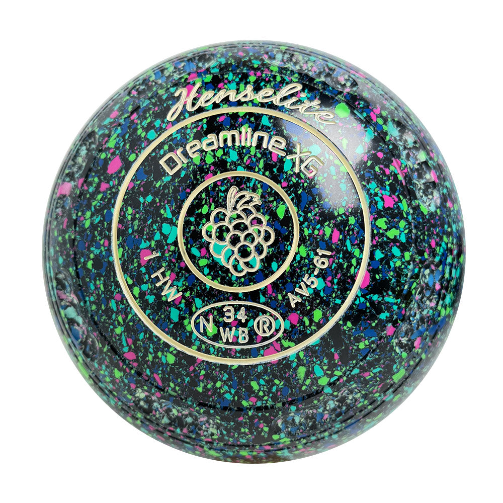 Henselite Dreamline XG Lawn Bowls Size 1 Heavy Gripped - Mystic  AV5-61