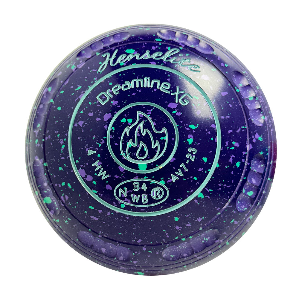 Henselite Dreamline XG Lawn Bowls Size 4 Heavy Gripped - Grapevine  AV7-23