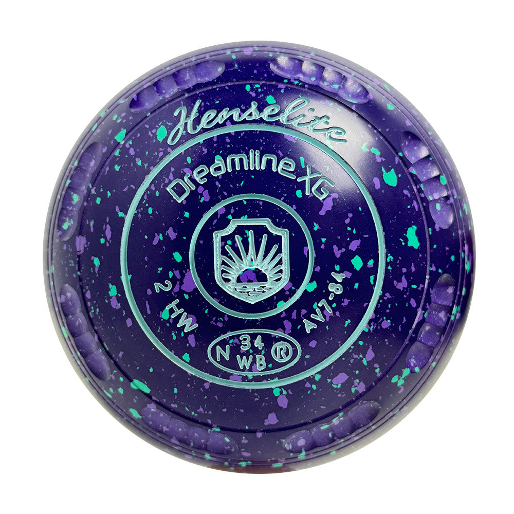 Henselite Dreamline XG Lawn Bowls Size 2 Heavy Gripped - Grapevine AV7-84