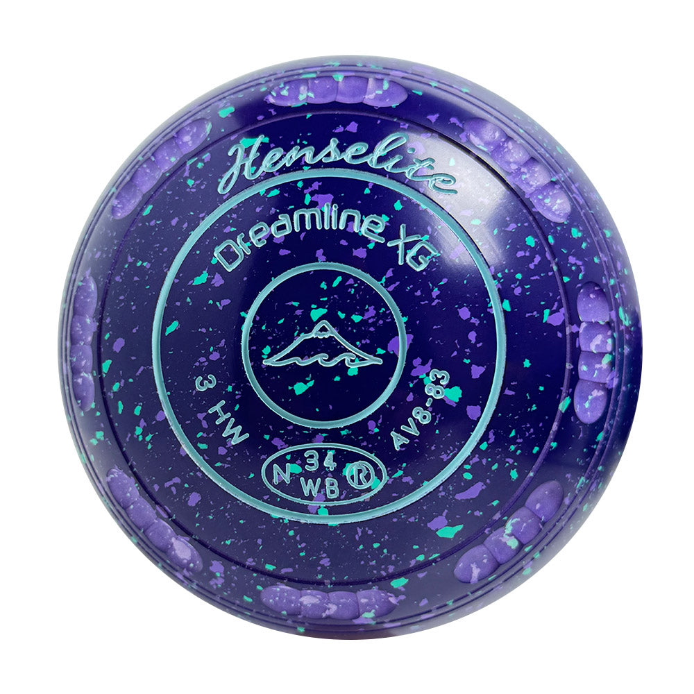 Henselite Dreamline XG Lawn Bowls Size 3 Heavy Gripped - Grapevine  AV8-83
