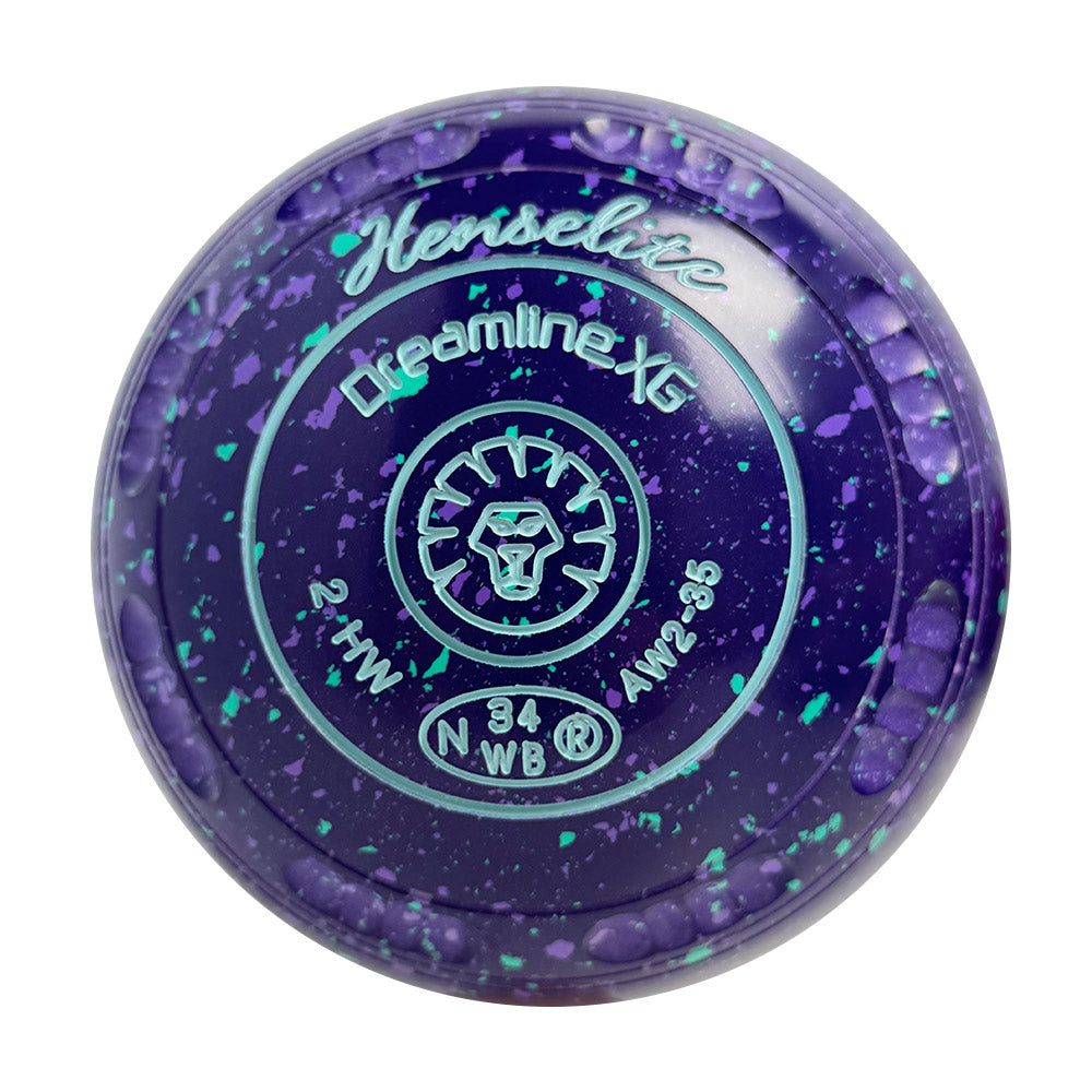 Henselite Dreamline XG Lawn Bowls Size 2 Heavy Gripped - Grapevine  AW2-35