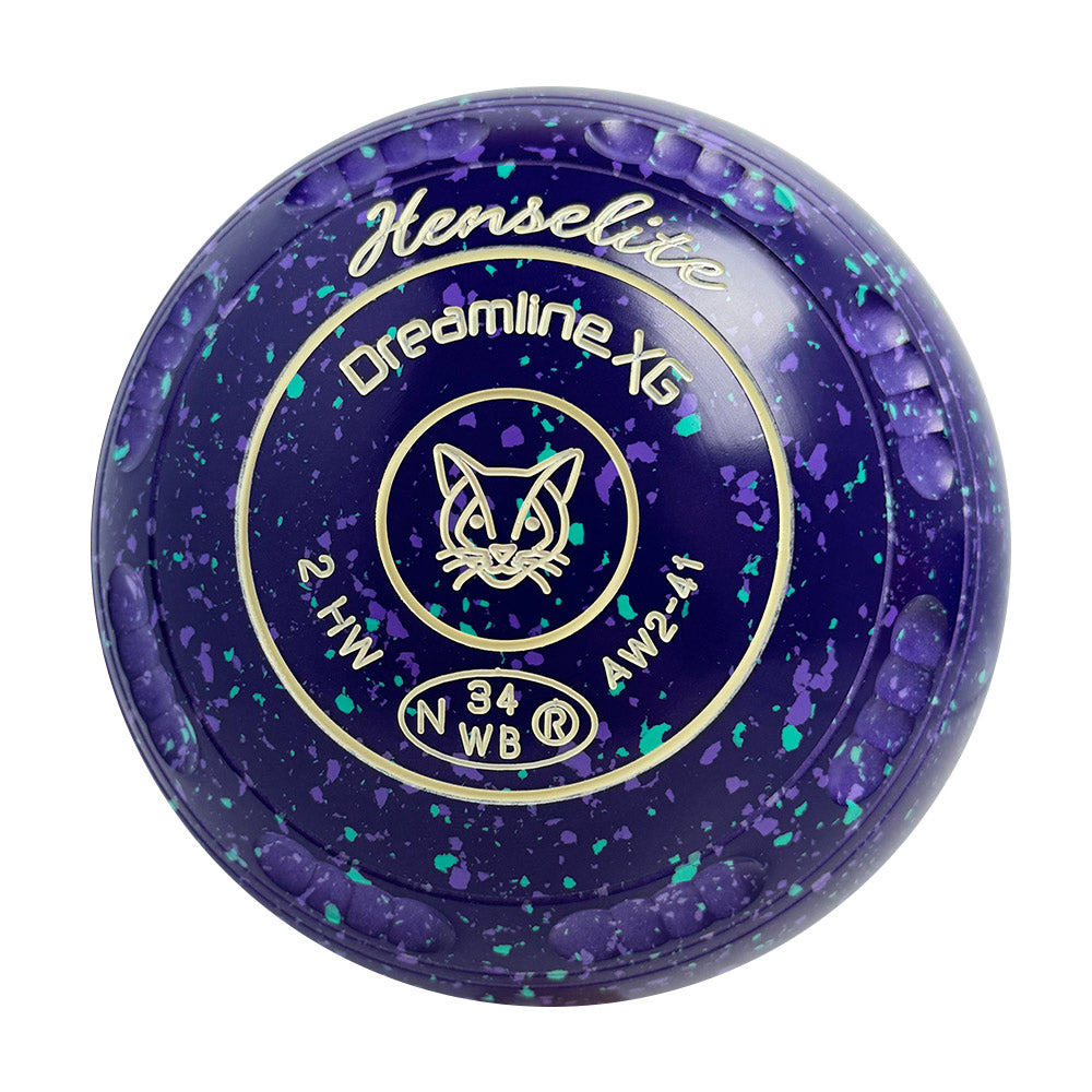 Henselite Dreamline XG Lawn Bowls Size 2 Heavy Gripped - Grapevine  AW2-41