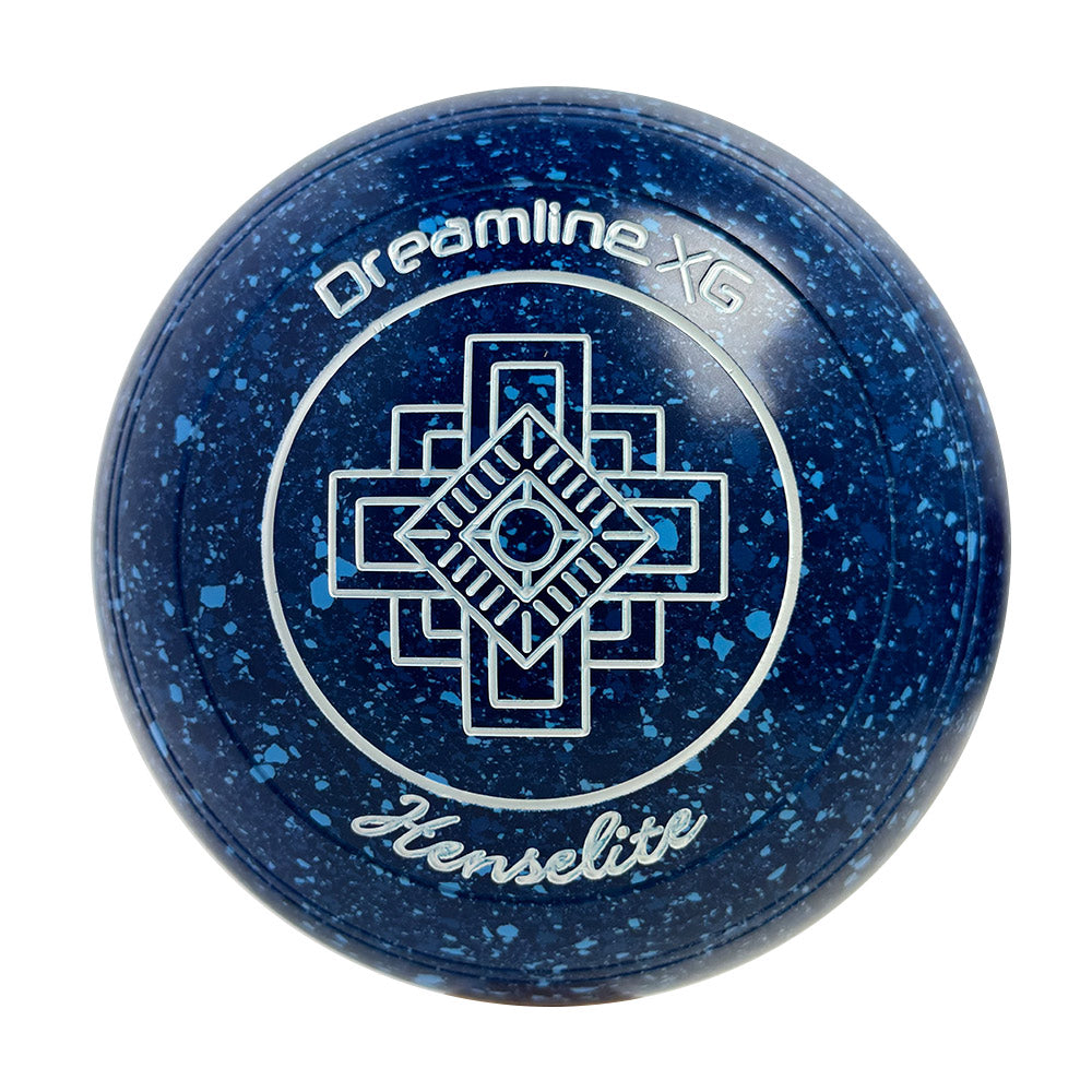 Henselite Dreamline XG Lawn Bowls Size 4 Heavy Non-Gripped - Denim  AW6-09