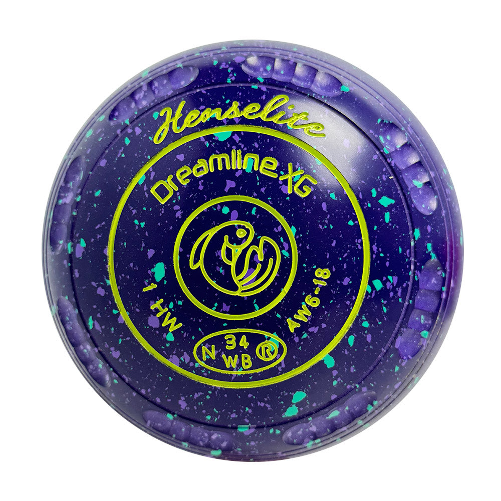Henselite Dreamline XG Lawn Bowls Size 1 Heavy Gripped - Grapevine AW6-18