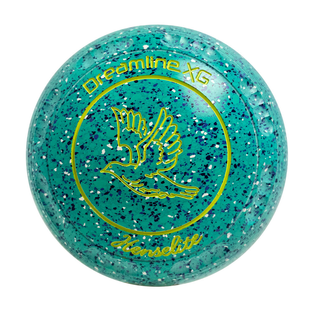 Henselite Dreamline XG Lawn Bowls Size 1 Heavy Gripped - Seaspray AW7-81