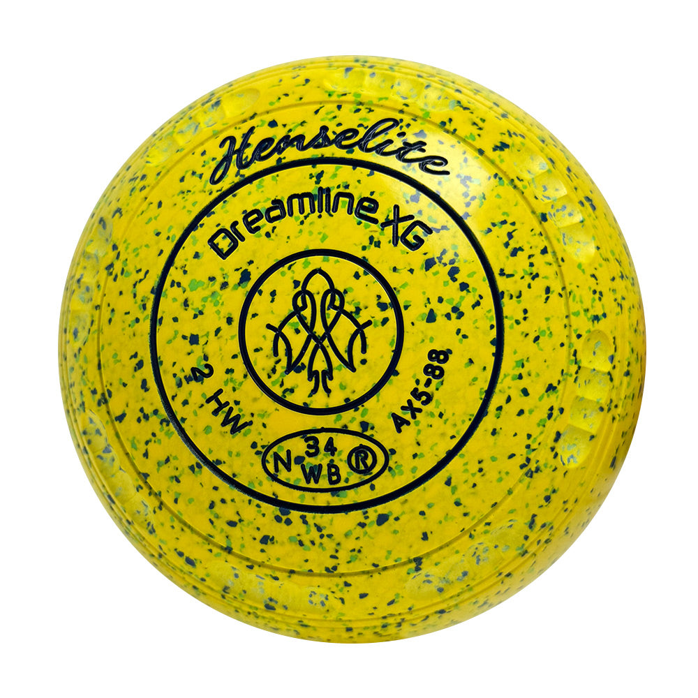 Henselite Dreamline XG Lawn Bowls Size 2 Heavy Gripped - Resort AX5-88