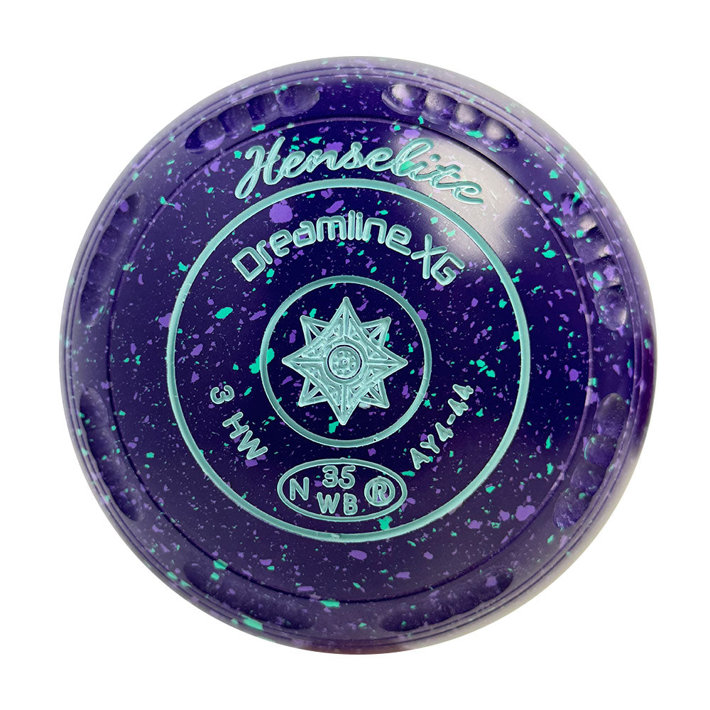 Henselite Dreamline XG Lawn Bowls Size 3 Heavy Gripped - Grapevine - AY4-44