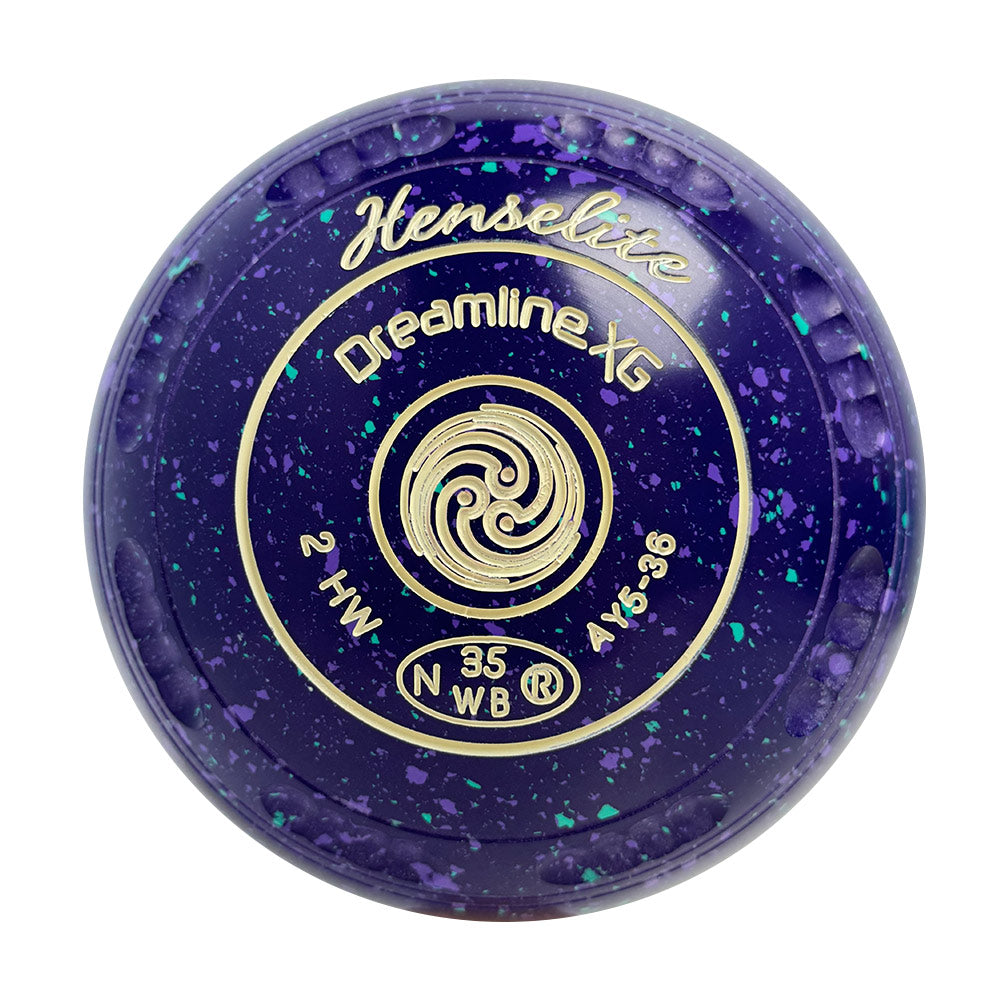 Henselite Dreamline XG Lawn Bowls Size 2 Heavy Gripped - Grapevine  AY5-36