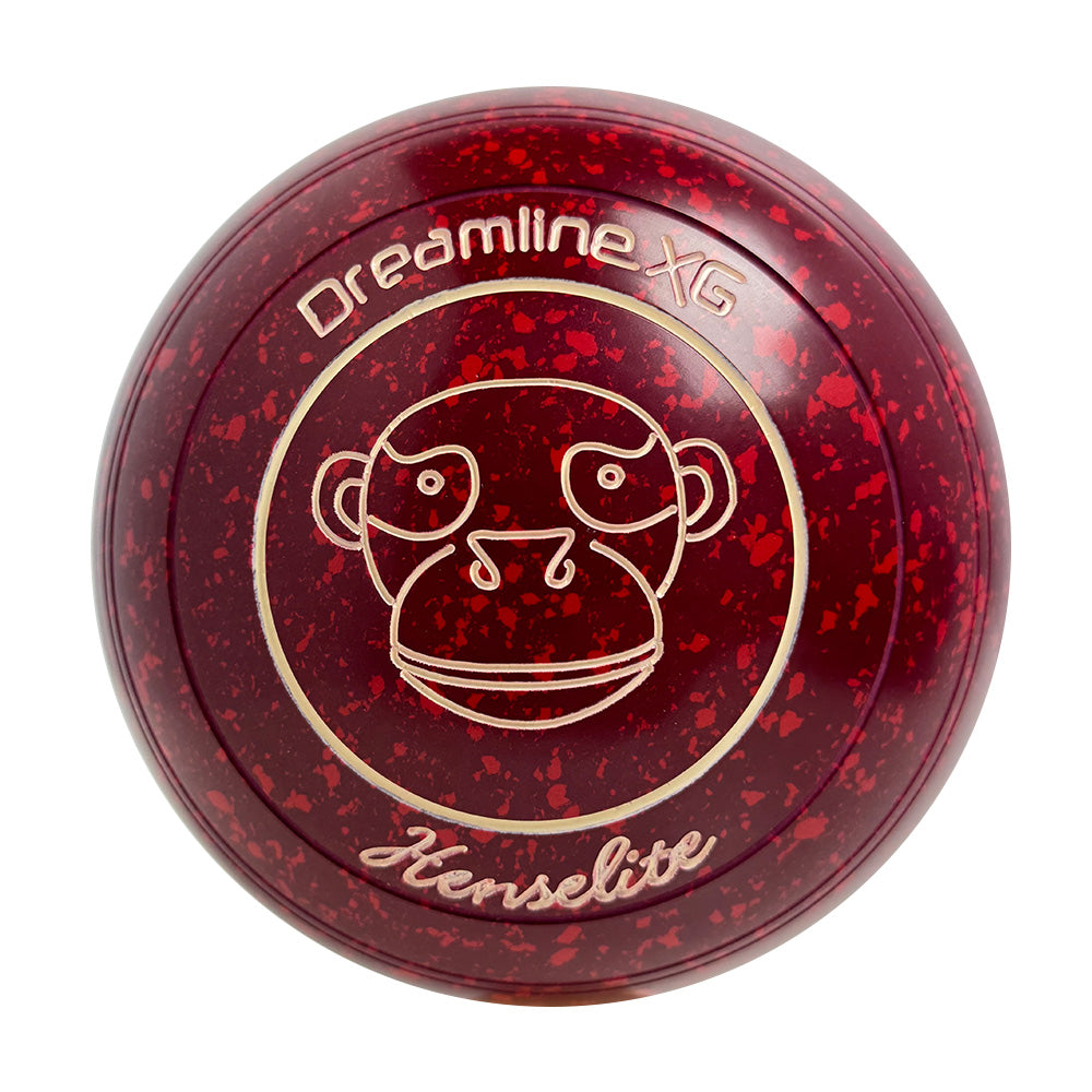 Henselite Dreamline XG Lawn Bowls Size 3 Heavy Non-Gripped - Ruby Rich  AY6-69