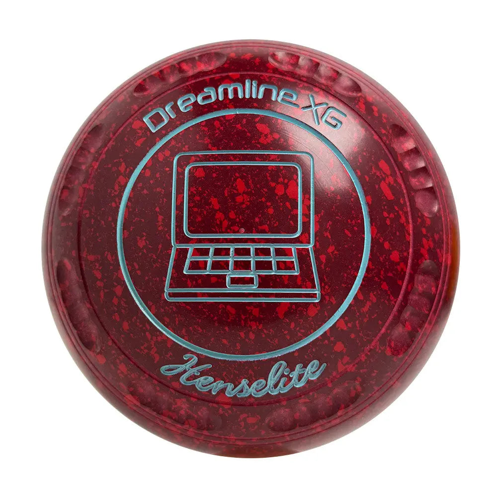 Henselite Dreamline XG Lawn Bowls Size 2 Heavy Gripped - Ruby Rich  AY6-98 Henselite