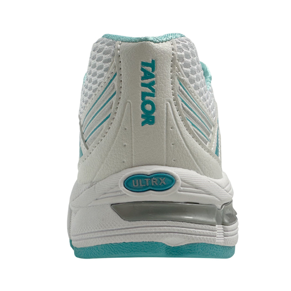 Taylor Womens Ultrx Lawn Bowls Shoe - White/Topaz