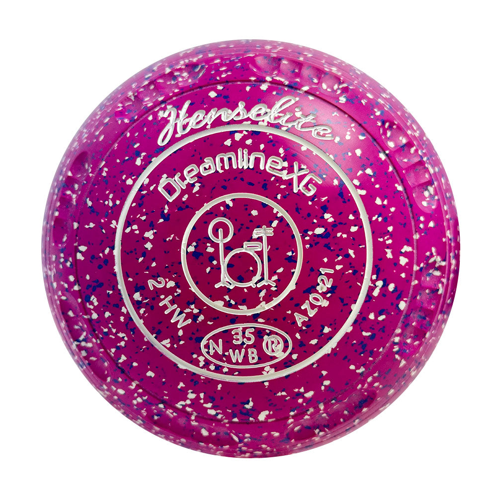 Henselite Dreamline XG Lawn Bowls Size 2 Heavy Gripped - Aster AZ0-21