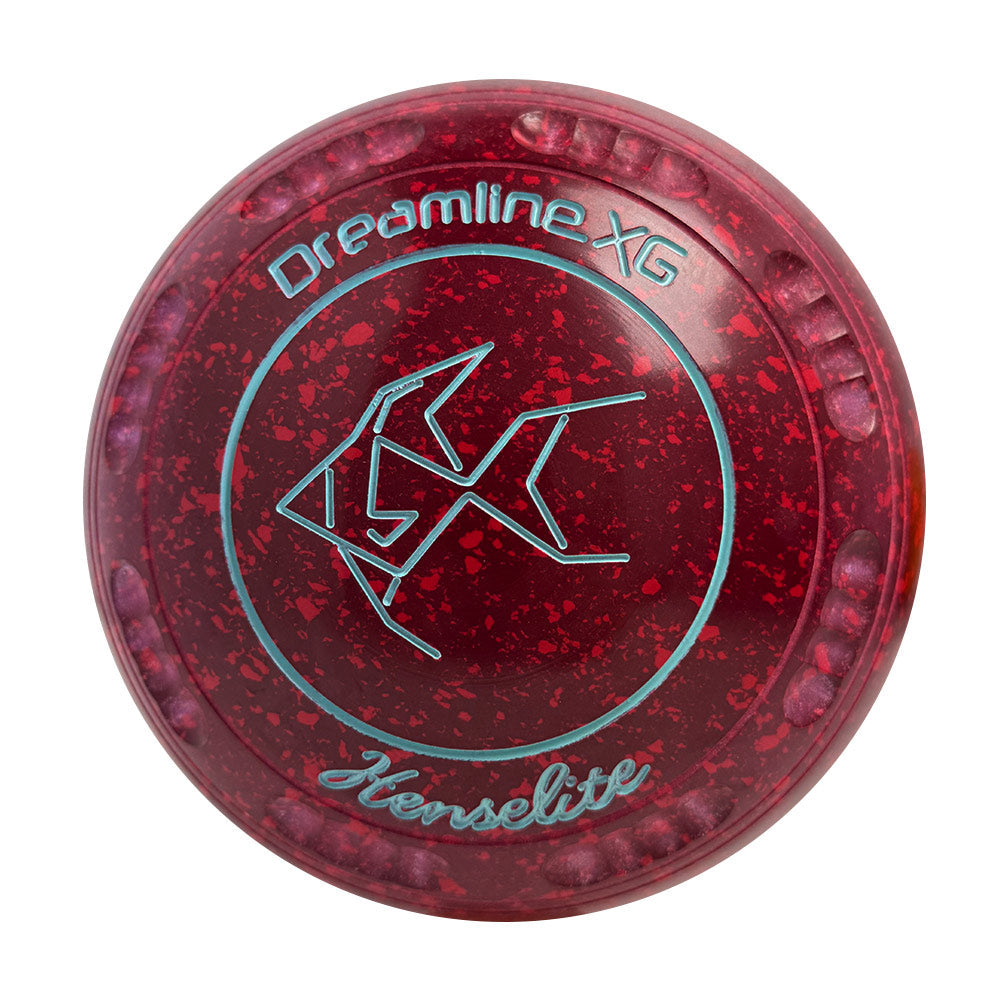 Henselite Dreamline XG Lawn Bowls Size 2 Heavy Gripped - Ruby Rich  AZ0-48