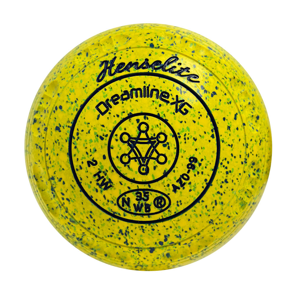 Henselite Dreamline XG Lawn Bowls Size 2 Heavy Gripped - Resort AZ0-99