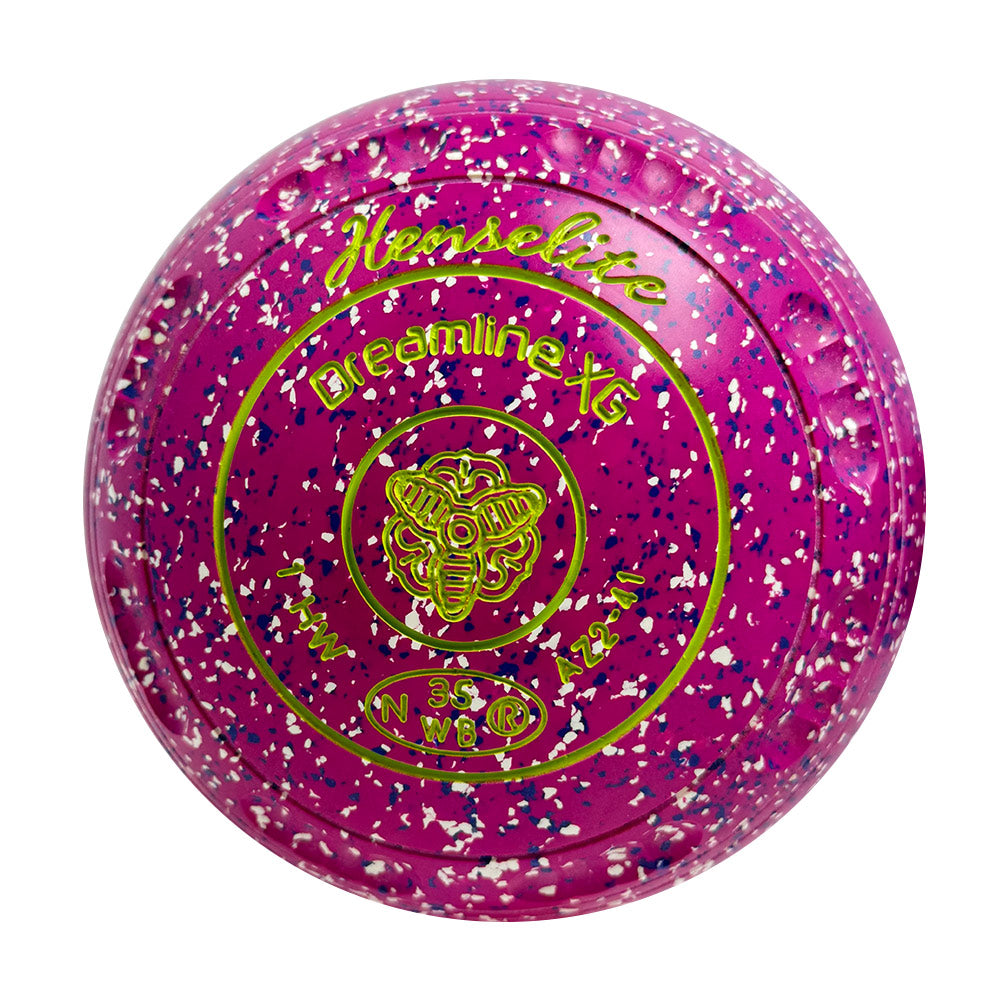 Henselite Dreamline XG Lawn Bowls Size 1 Heavy Gripped - Aster AZ2-41